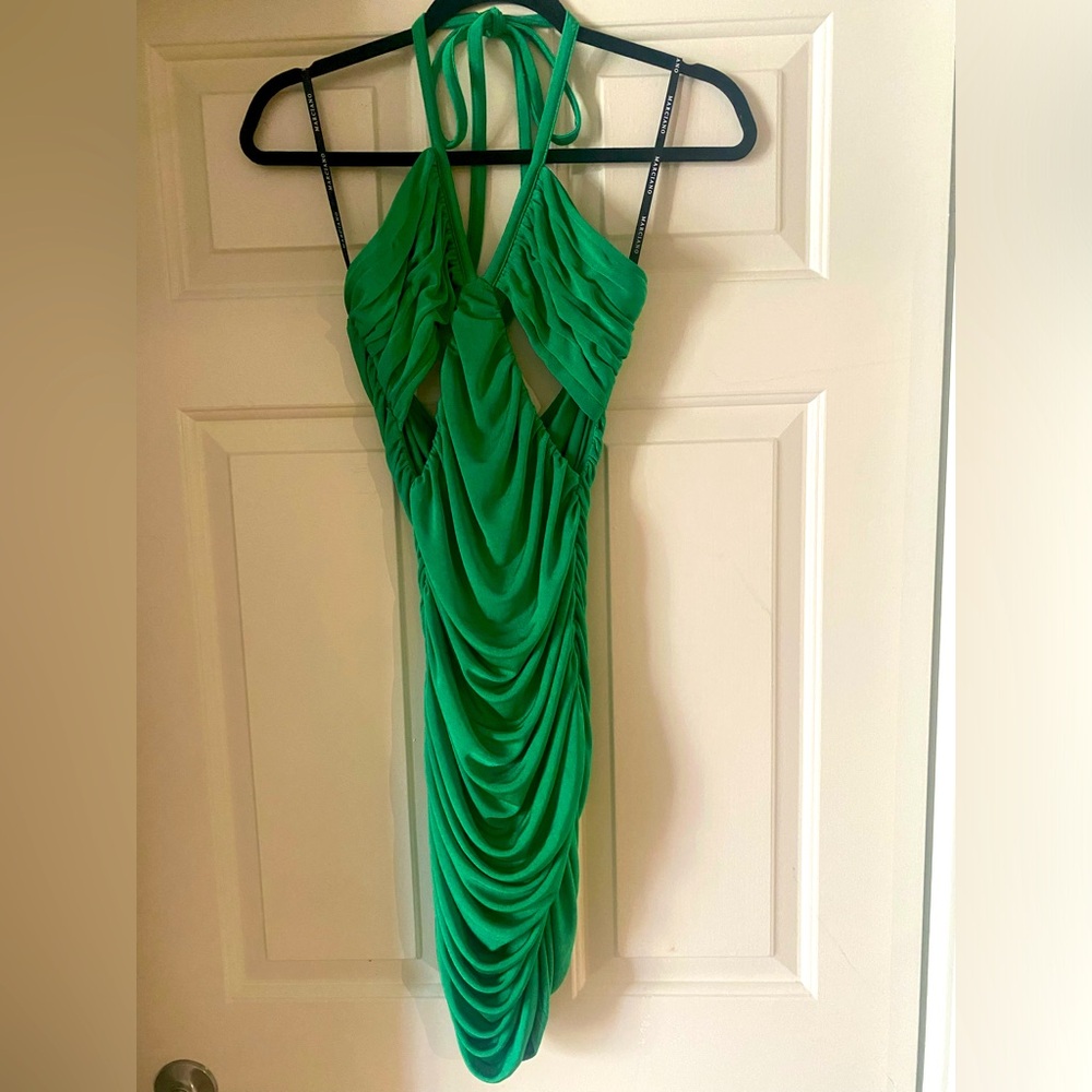 Marciano green halter dress. Brand new with tags